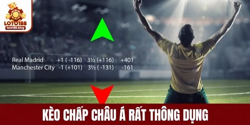 Kèo chấp châu Á rất thông dụng